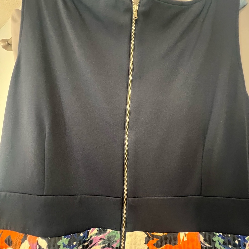 EUC Danny & Nicole Navy & floral dress - Size 16W - Picture 4 of 4